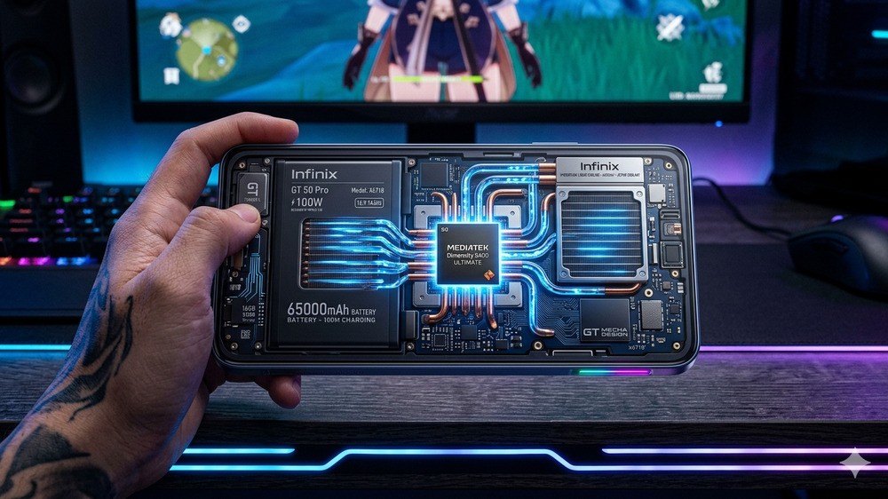 Infinix GT 50 Pro: Ponsel Gaming Dingin, Lawan Auto Kedinginan!