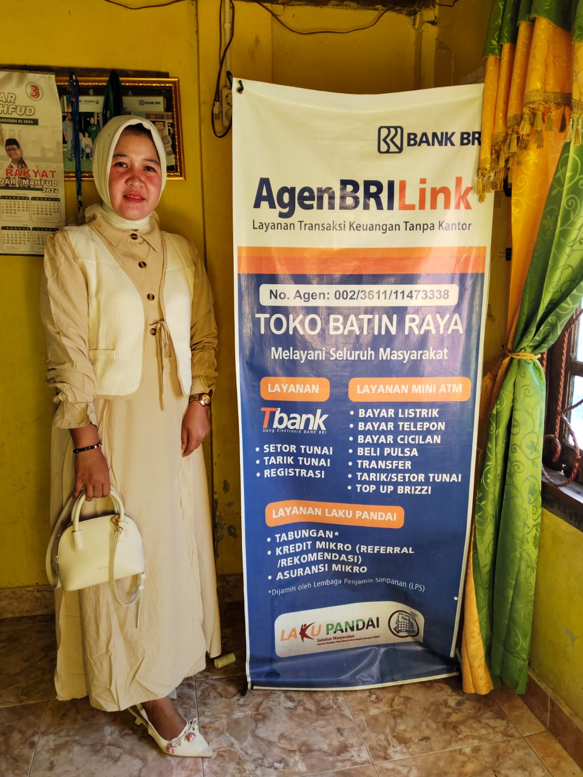 BRILink Batin Raya Permudah Warga Desa Tarik Tunai dan Bantuan PKH