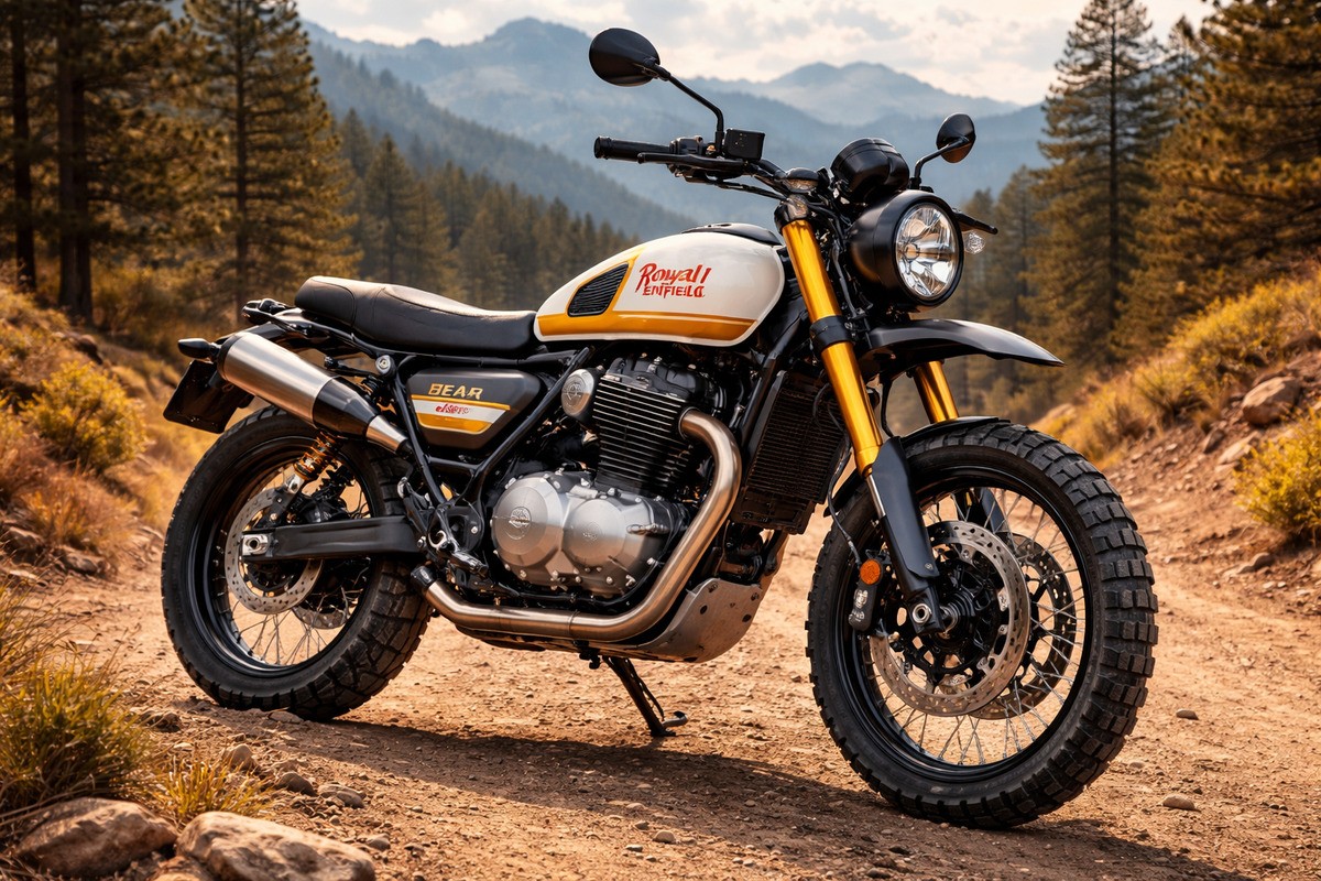 Royal Enfield Luncurkan Bear 650, Motor Retro dengan Tenaga Buas