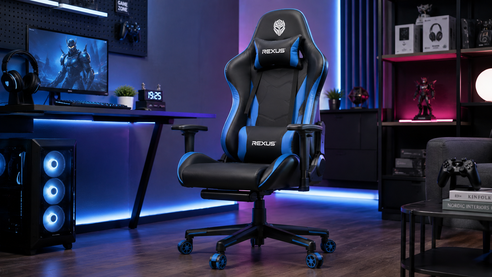 Rexus RGC-100 Jadi Kursi Gaming Berkualitas dengan Gas Lift Class 4