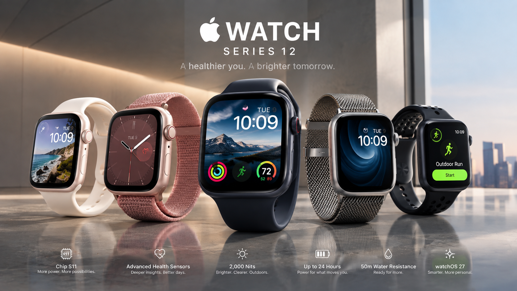 Apple Watch Series 12 Resmi Hadir, Bawa Chip S11 dan Sensor Kesehatan Baru