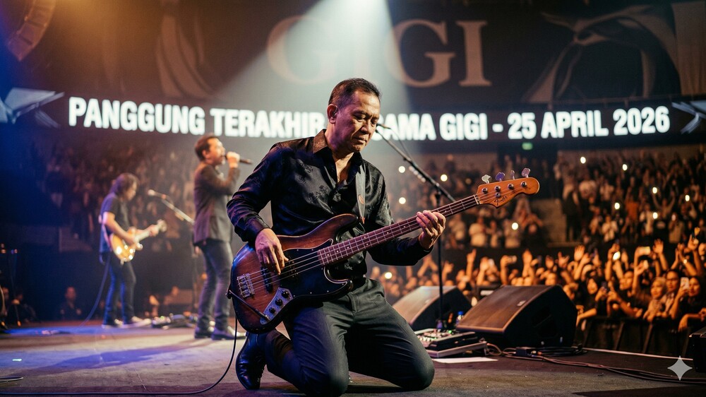 Thomas Ramdhan Umumkan Panggung Terakhir Bersama GIGI 