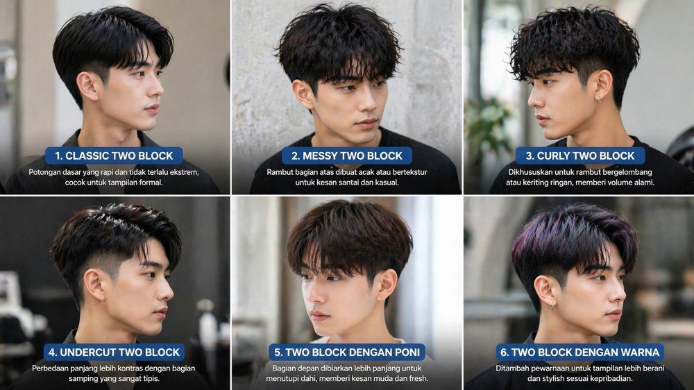 Gaya Two Block Haircut, Rahasia Tampil Ganteng ala Oppa Korea
