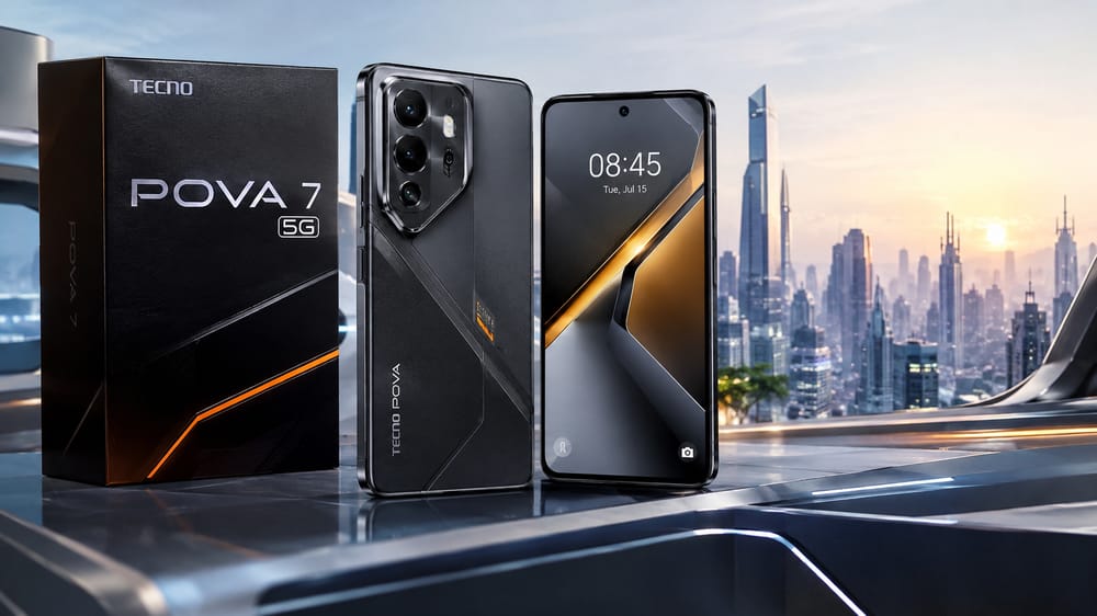 TECNO POVA 7 5G Resmi Hadir, Bawa Layar 144Hz dan Baterai 6.000 mAh