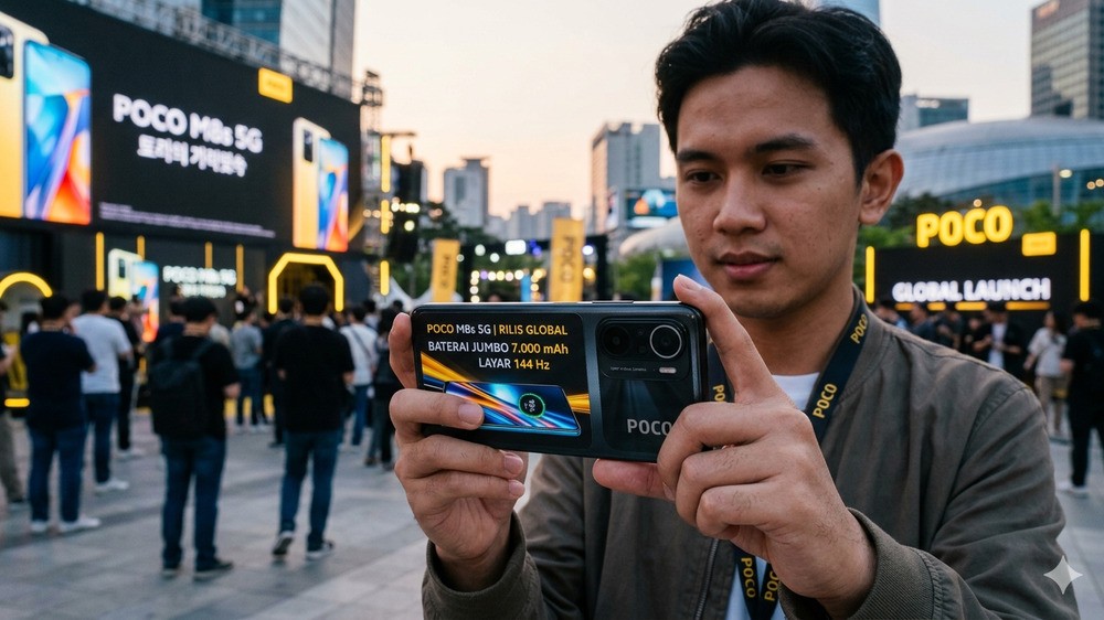 Poco M8s 5G Resmi Meluncur: Baterai 7.000 mAh, Gak Perlu Takut Lowbat Lagi!