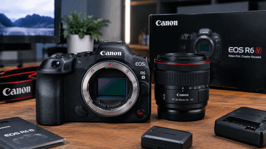 Canon EOS R6 V Hadir dengan Video 7K RAW, Sensor Full-Frame 32,5 MP, dan Kipas Pendingin Internal