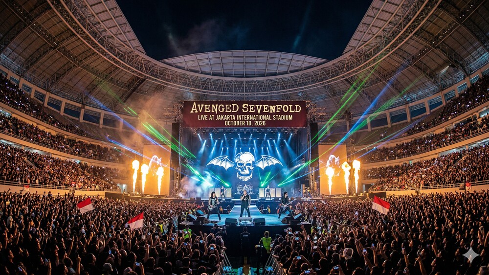 Bersiaplah! Avenged Sevenfold Bakal Panaskan Panggung JIS Tahun 2026