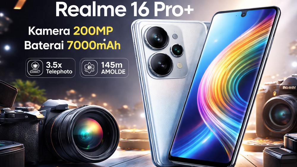 Review Realme 16 Pro+: Kamera 200MP Tajam Banget, Baterai 7000mAh Tahan Seharian!