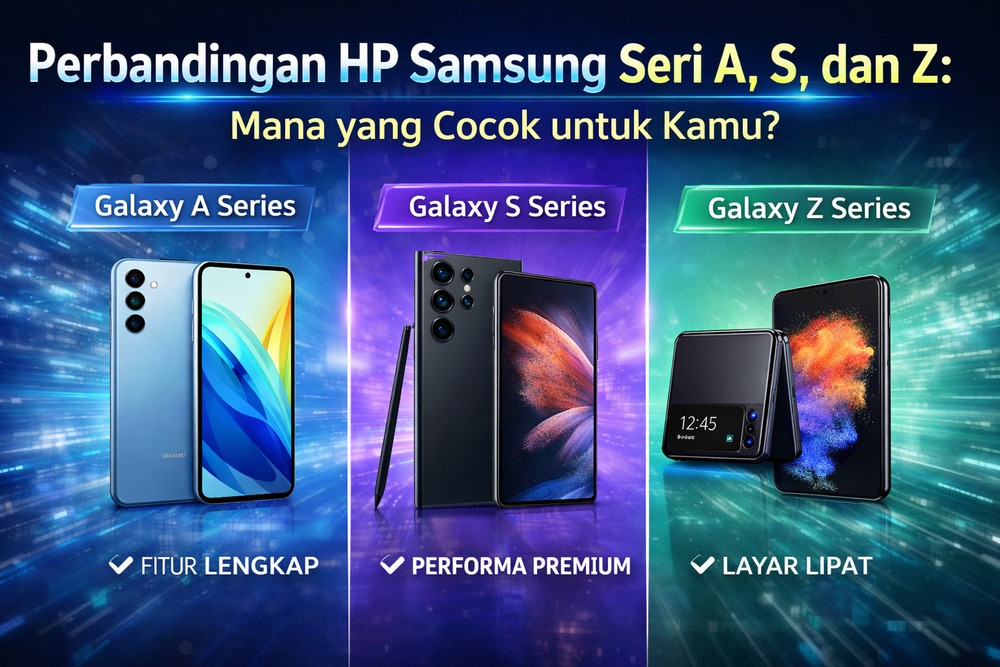 Perbedaan HP Samsung Seri A, S, dan Z yang Wajib Kamu Tahu