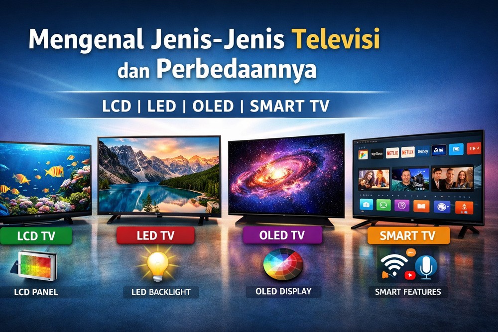 Jangan Salah Pilih! Kenali Jenis Televisi Sebelum Membeli