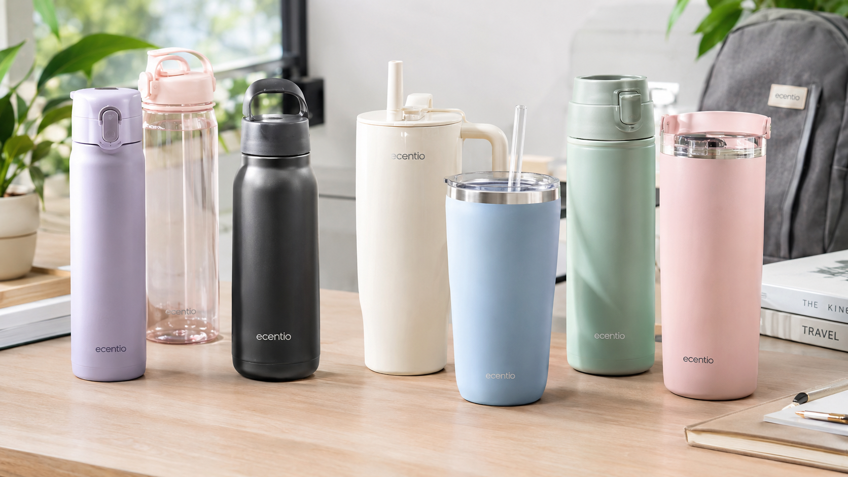Cari Botol Minum Praktis? ecentio Punya Varian 500 ml hingga 1,2 Liter