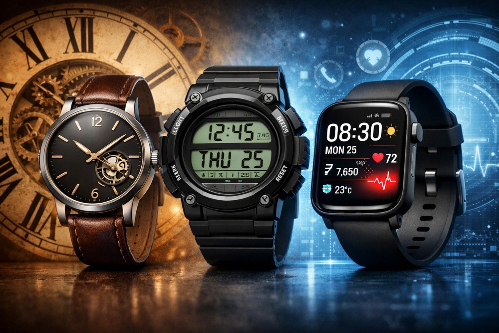 Perkembangan Jam Tangan dari Analog hingga Smartwatch di Era Modern