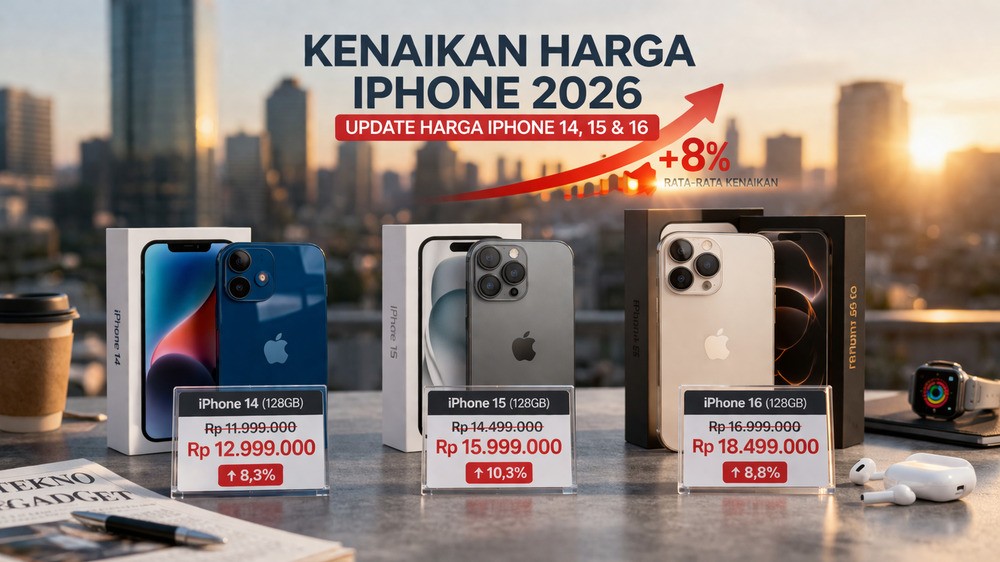 Kenaikan Harga iPhone 2026, Simak Update iPhone 14, iPhone 15, dan iPhone 16