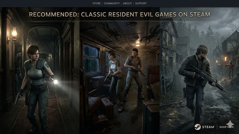 Pengen Main Horor Jadul? Ini Deretan Game RE Klasik PC Paling Top