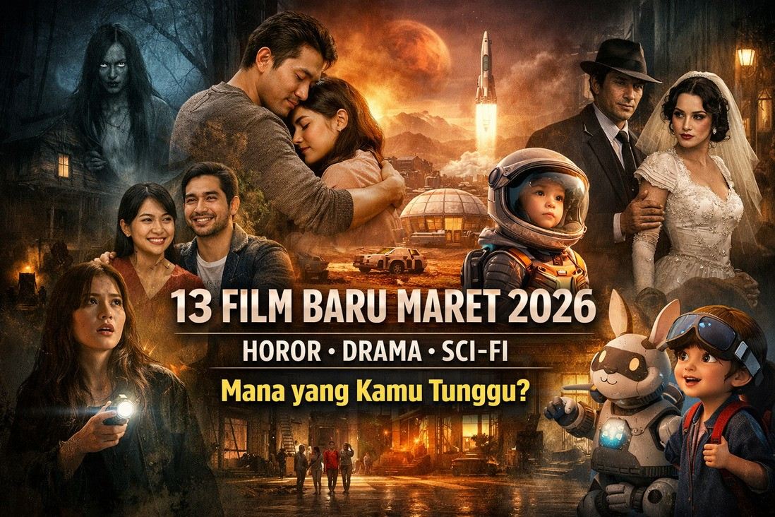 Daftar 13 Film Baru Maret 2026, Dari Horor, Drama Hingga Sci-Fi, Mana yang Kamu Tunggu?