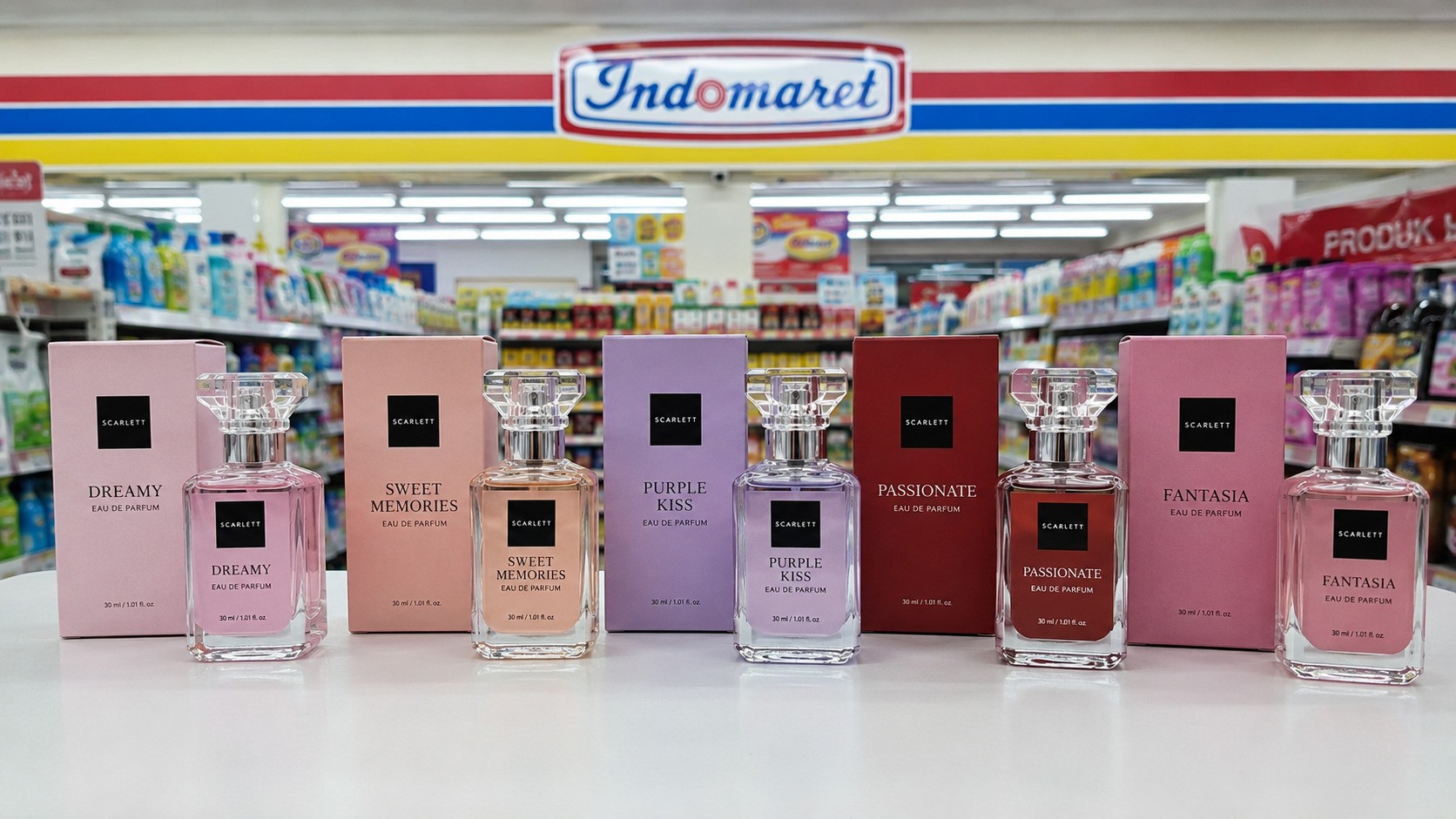 Wangi Premium Harga Terjangkau, Ini Parfum Scarlett yang Bisa Ditemukan di Indomaret