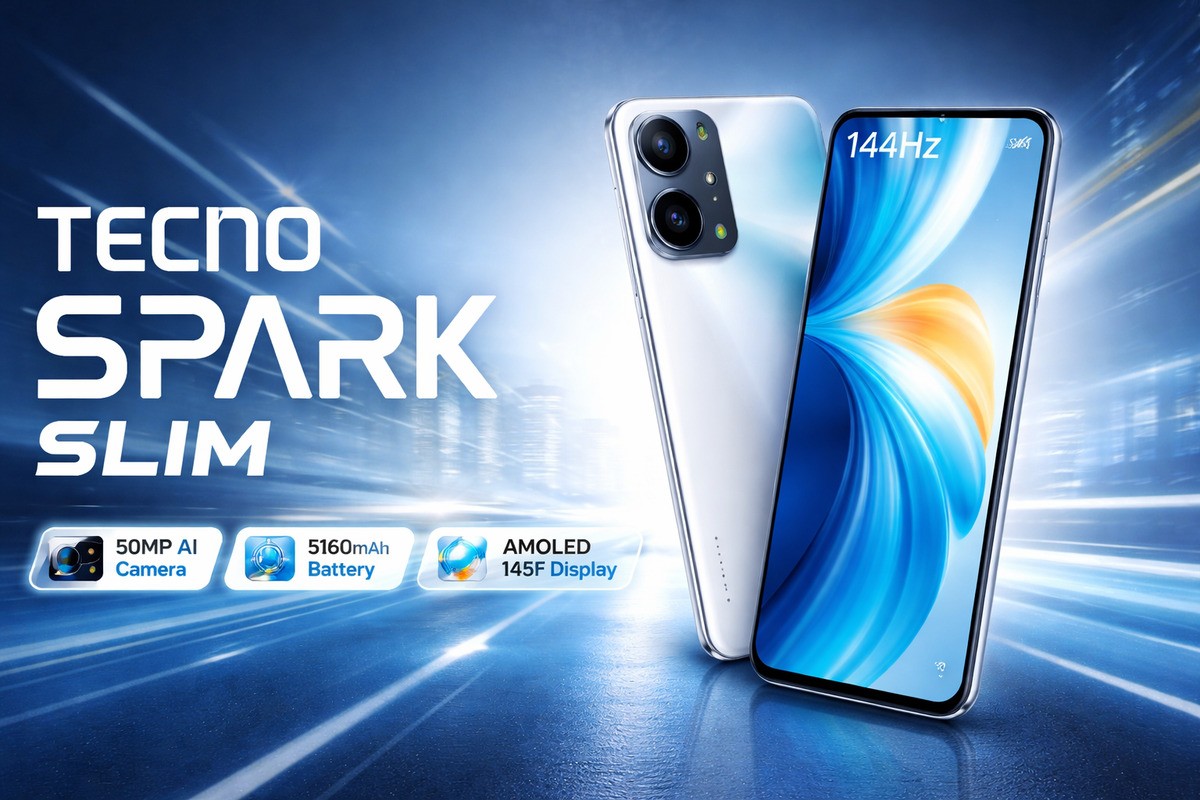 Tecno Spark Slim Resmi Meluncur, HP Tipis Harga Bersahabat