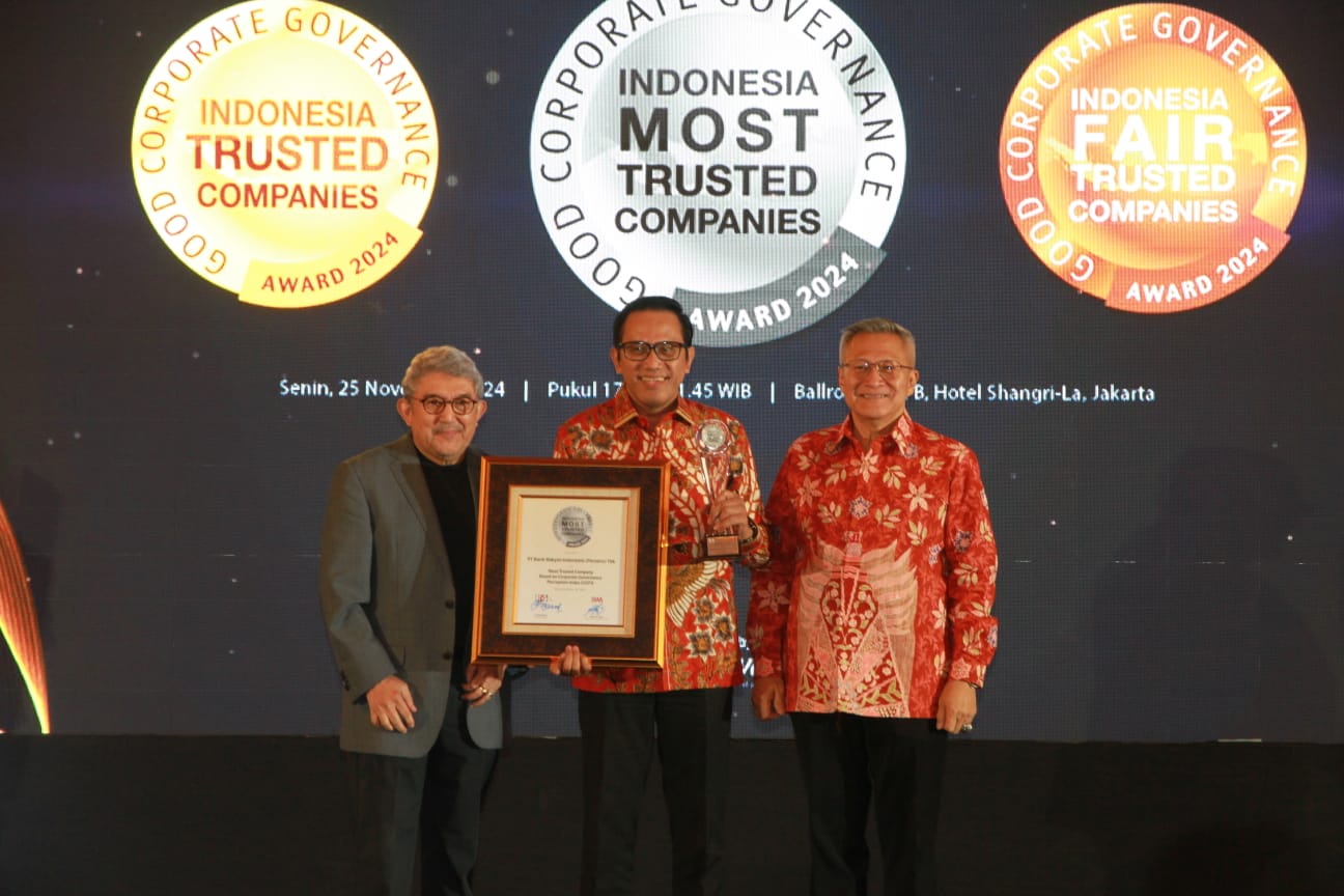 BRI Raih Gelar The Most Trusted Company 2024 Berkat Keunggulan Tata Kelola