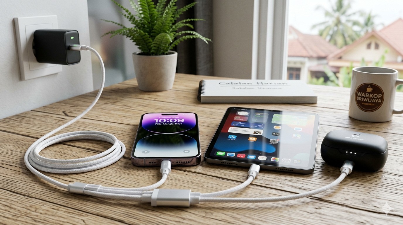 HP, Tablet, dan TWS Lowbat Barengan? Tenang, Kabel Sakti Ini Punya Solusinya!