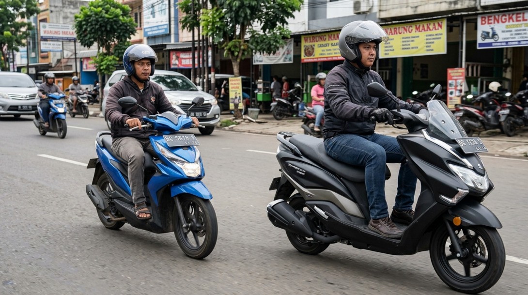 Nyaman Parah! Burgman 125EX Ungguli Skutik 125cc Lain di Banyak Sisi