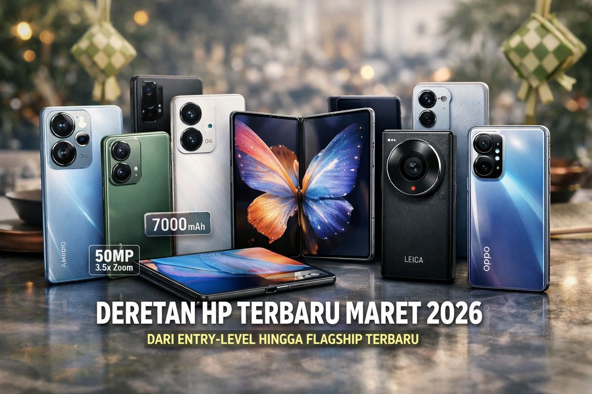 Mau Upgrade? Ini Daftar 10 HP Baru Maret 2026, Mulai Dari 1 Jutaan Sampai Flagship Sultan