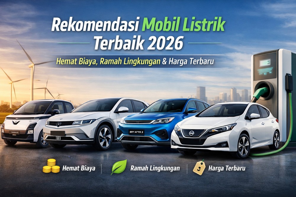Rekomendasi Mobil Listrik Terbaik 2026 Lengkap dengan Harga Terbaru