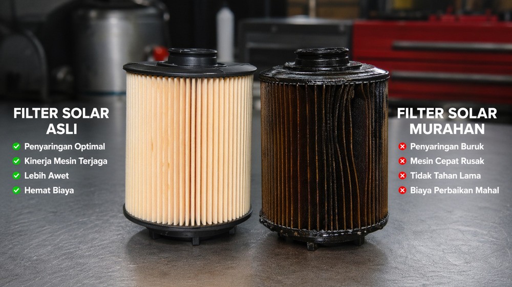 Filter Solar Asli vs Murahan, Mana yang Lebih Aman untuk Mesin?
