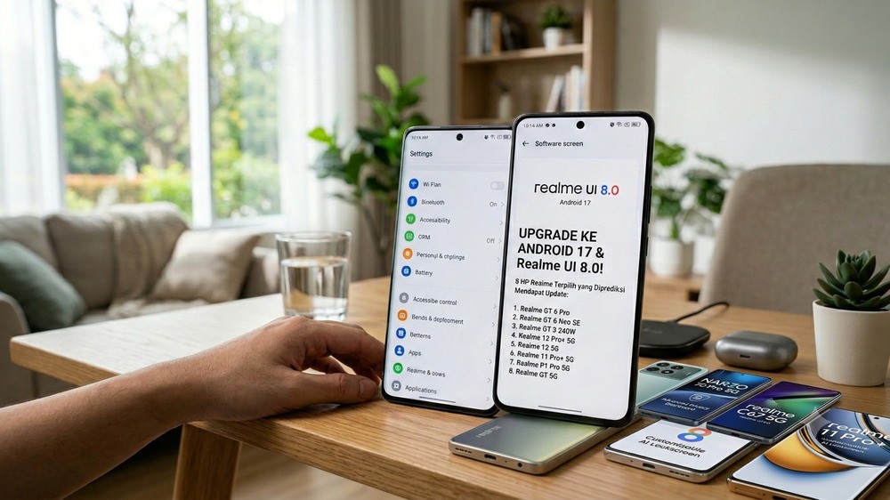 HP Realme Anda Kebagian? Cek 8 Daftar Calon Penerima Android 17!