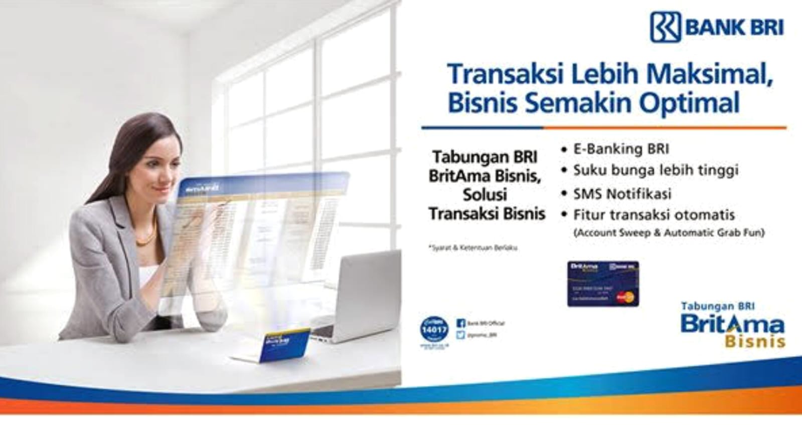 Cara Mudah Membuka Rekening BritAma Bisnis dan Fasilitas yang Ditawarkan