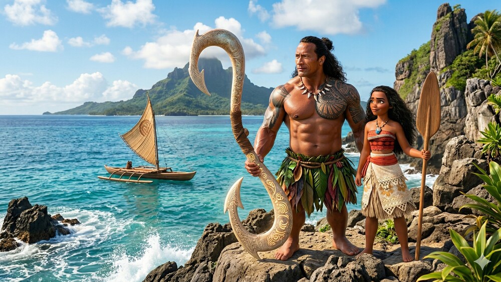 Resmi Rilis! Trailer Live-Action Moana Tampilkan Duet Apik Catherine Laga'aia dan Dwayne Johnson