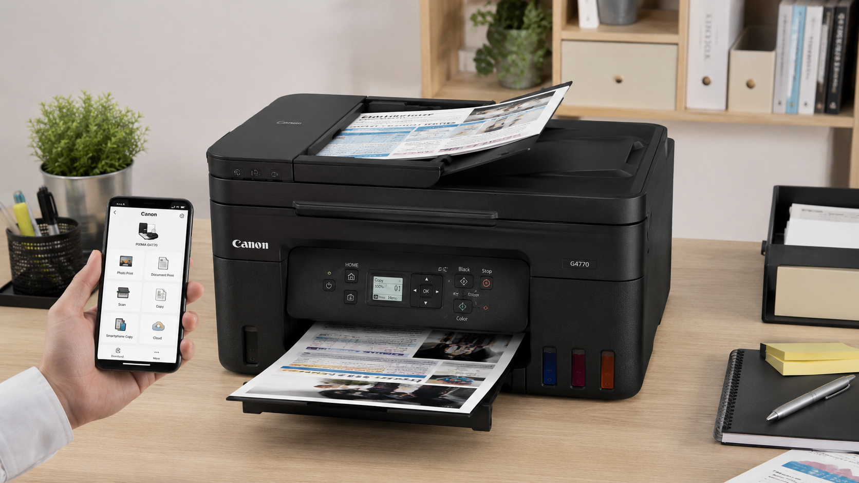 Printer Canon G4770 Hadir dengan Resolusi 4.800 x 1.200 dpi, Cek Fiturnya