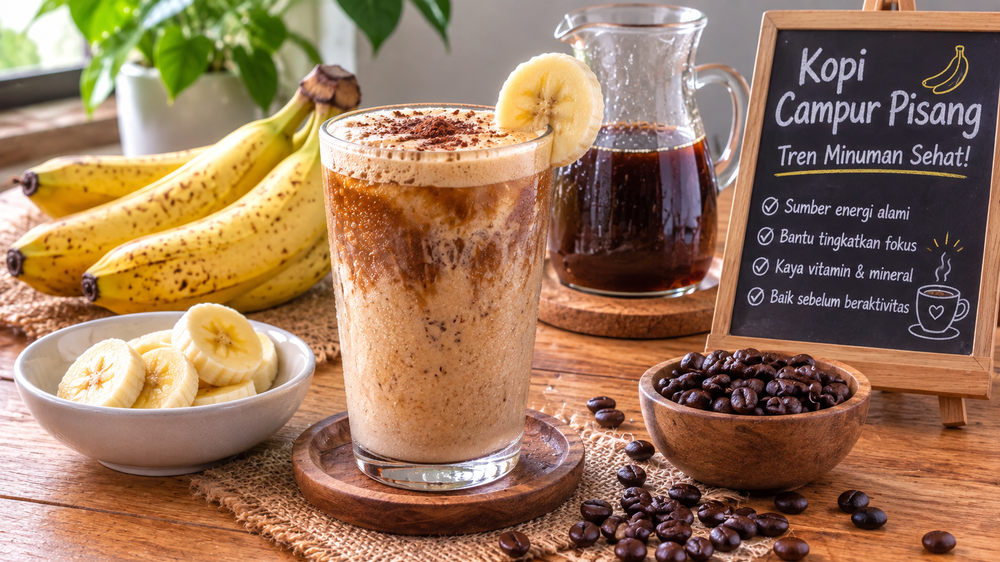 Kopi Campur Pisang Ramai Dicoba, Benarkah Lebih Sehat?