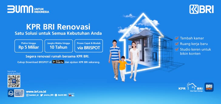 Renovasi Rumah Tanpa Ribet? Kredit BRI Jadi Solusi Cepat dan Mudah