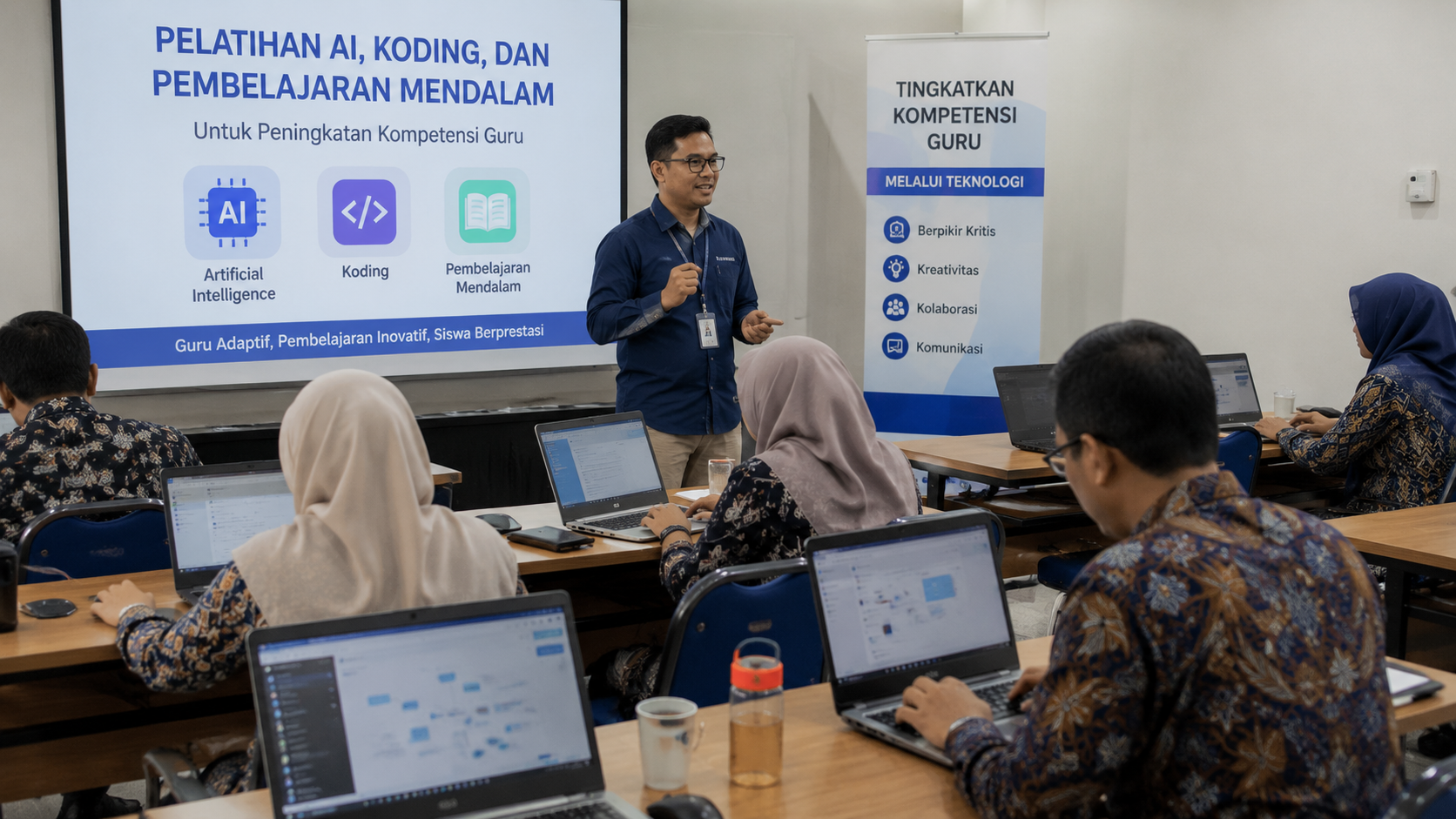 Peningkatan Kompetensi Guru melalui Pelatihan AI, Koding, dan Pembelajaran Mendalam