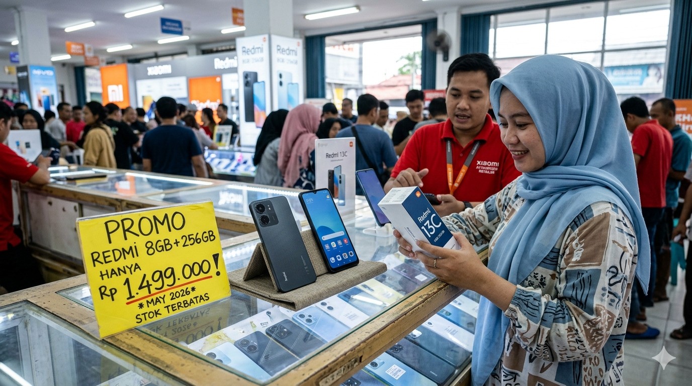 Siapa Bilang Mewah Harus Mahal? Intip HP Redmi 256GB Termurah 2026