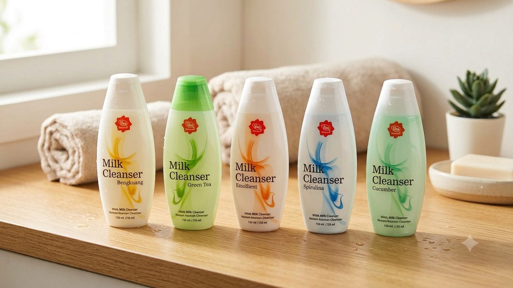 Bersih Maksimal Gak Bikin Dompet Merana, Cobain 5 Viva Milk Cleanser Ini!