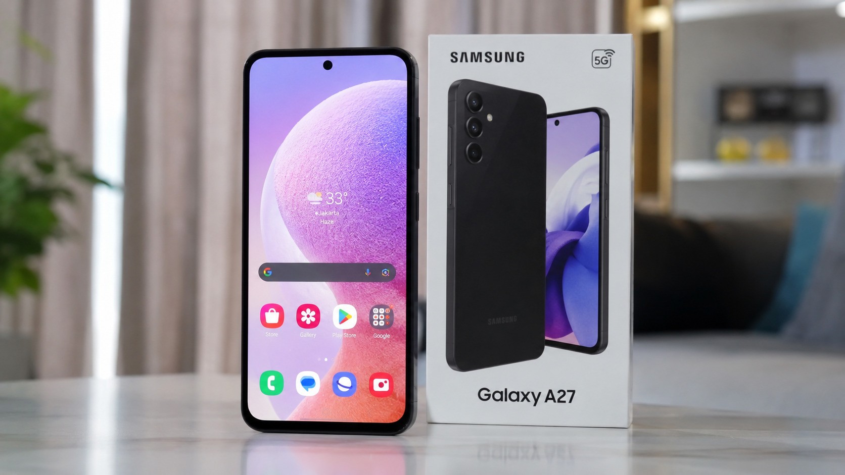 Samsung Galaxy A27 Tampil Lebih Modern, Layar Full Tanpa Poni