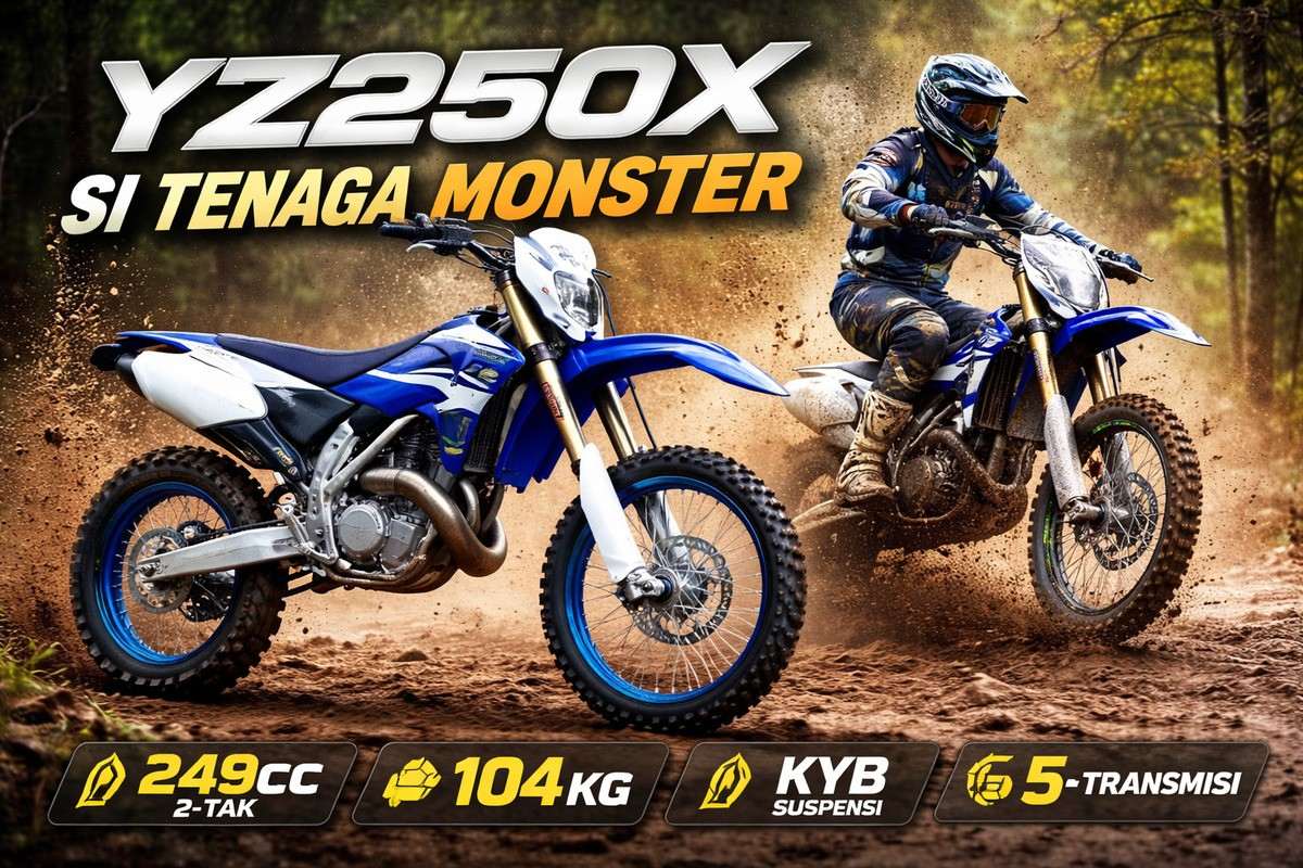 Yamaha YZ250X: Motor Buas Penakluk Medan Ekstrem