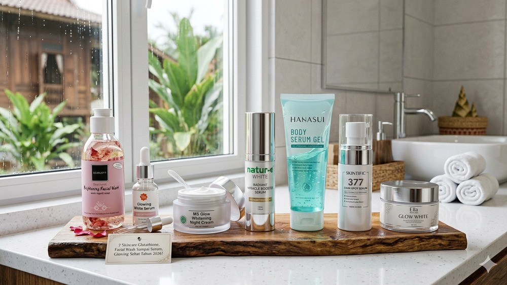 Glowing Maksimal, 7 Skincare Glutathione Ini Wajib Masuk Keranjang!