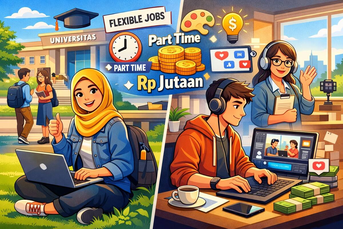 Tanpa Jam Kantor! Ini Deretan Pekerjaan Mahasiswa dengan Gaji Fantastis