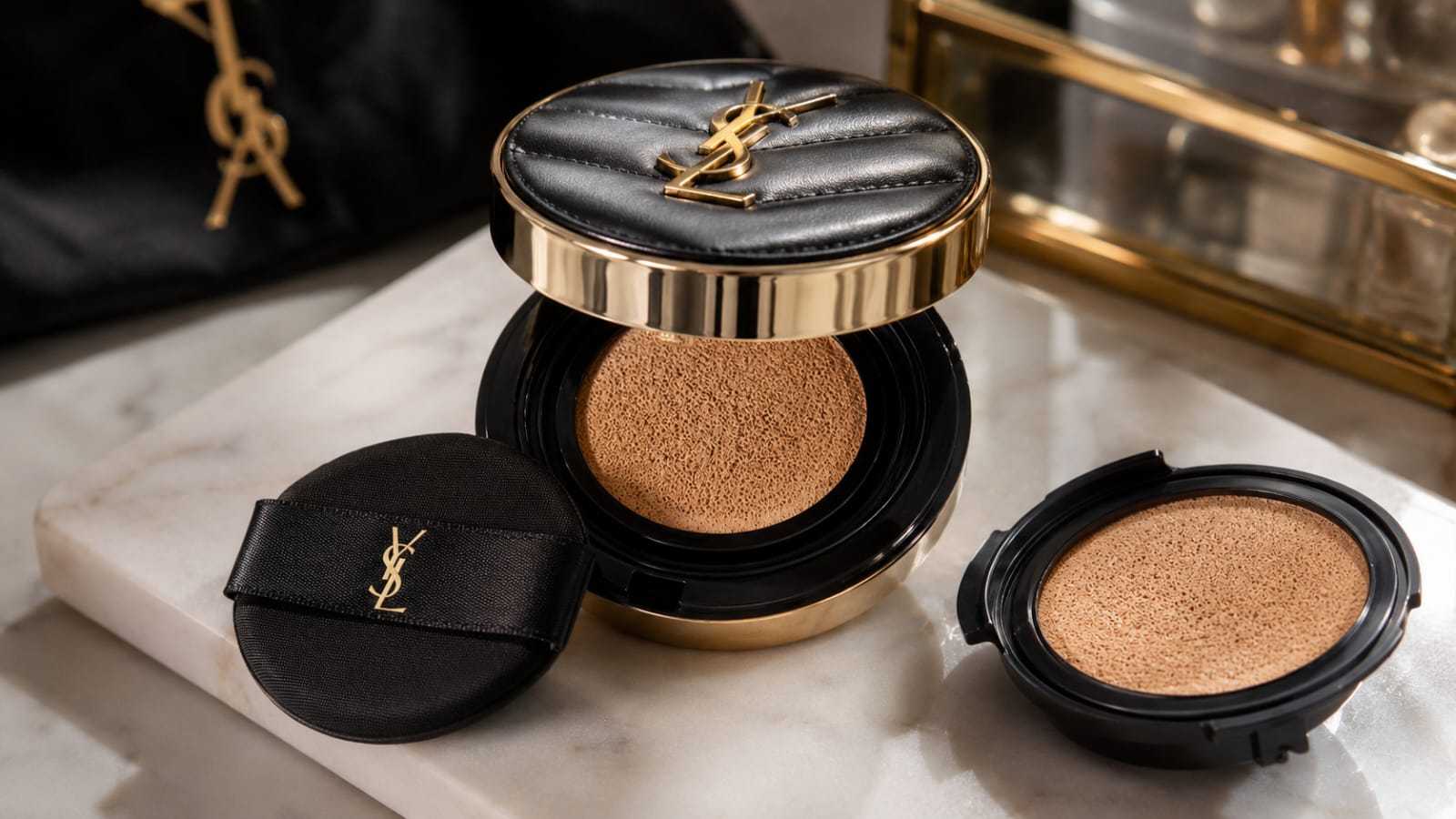 YSL Cushion Encre de Peau Tawarkan Coverage yang Bisa Dibangun dan Hidrasi 24 Jam