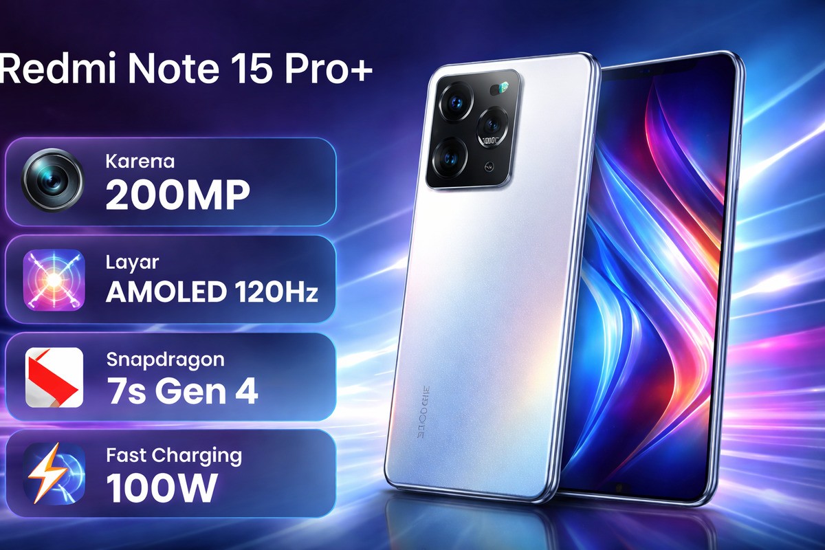 Performa Ngebut! Note 15 Pro+ Tawarkan Chipset Terbaru dan RAM Besar