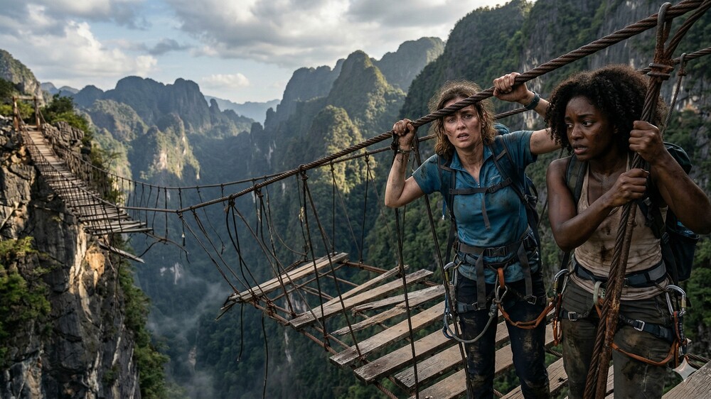 Tidak Ada Lagi Menara Radio, Fall 2 Hadirkan Bencana di Jembatan Gantung