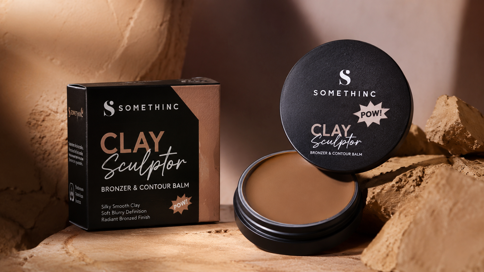 SOMETHINC Clay Sculptor Bronzer & Contour Balm – Pow! Bikin Wajah Lebih Berdimensi