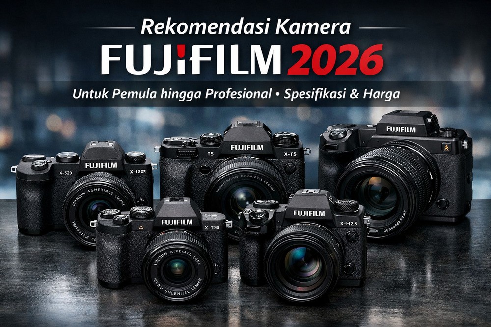 Rekomendasi Kamera Fujifilm 2026 Terbaik untuk Pemula hingga Pro