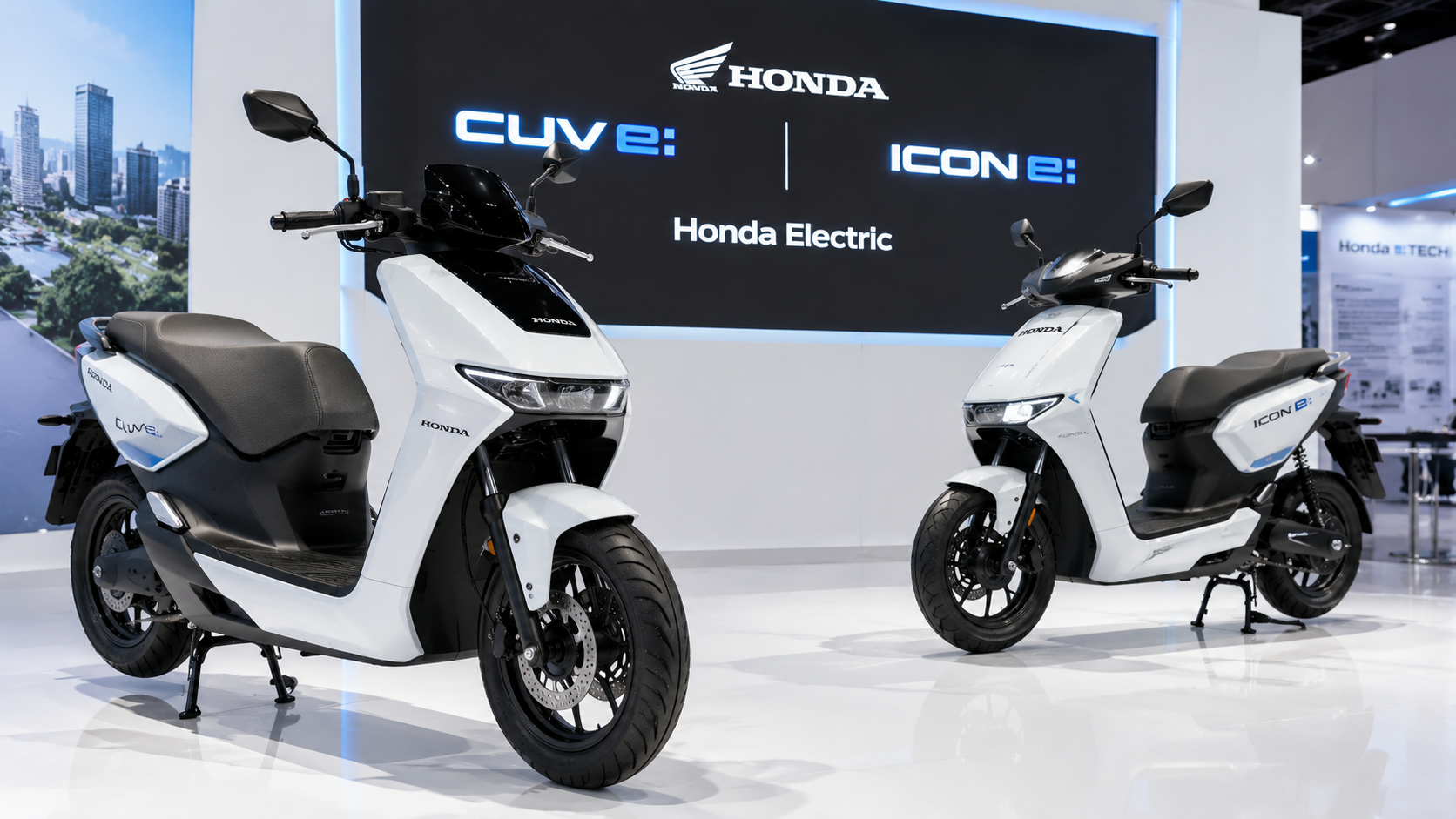 Honda Perkuat Pasar Motor Listrik di Indonesia Lewat CUV e: dan ICON e: