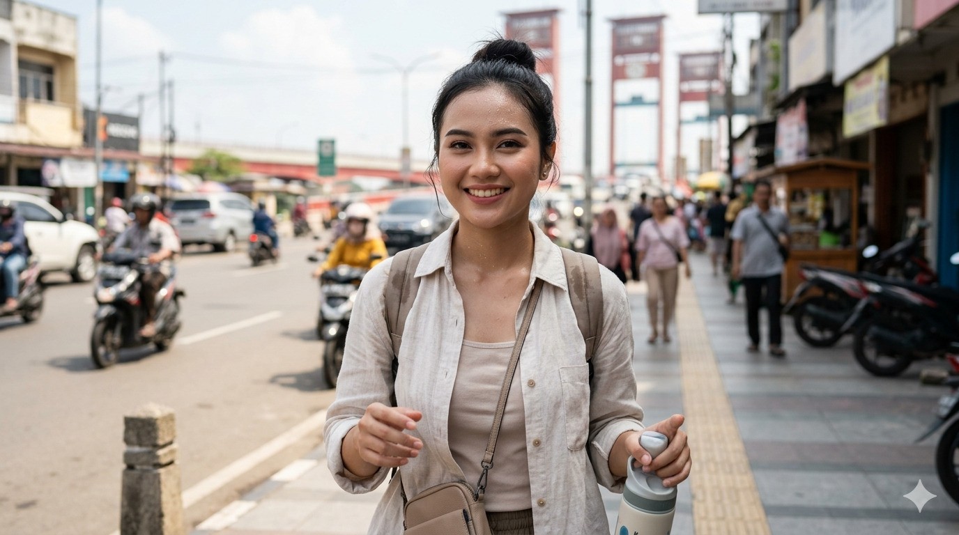 Bukan Sulap Bukan Sihir, Makeup Ini Tetap Stay Meski Cuaca Banjir