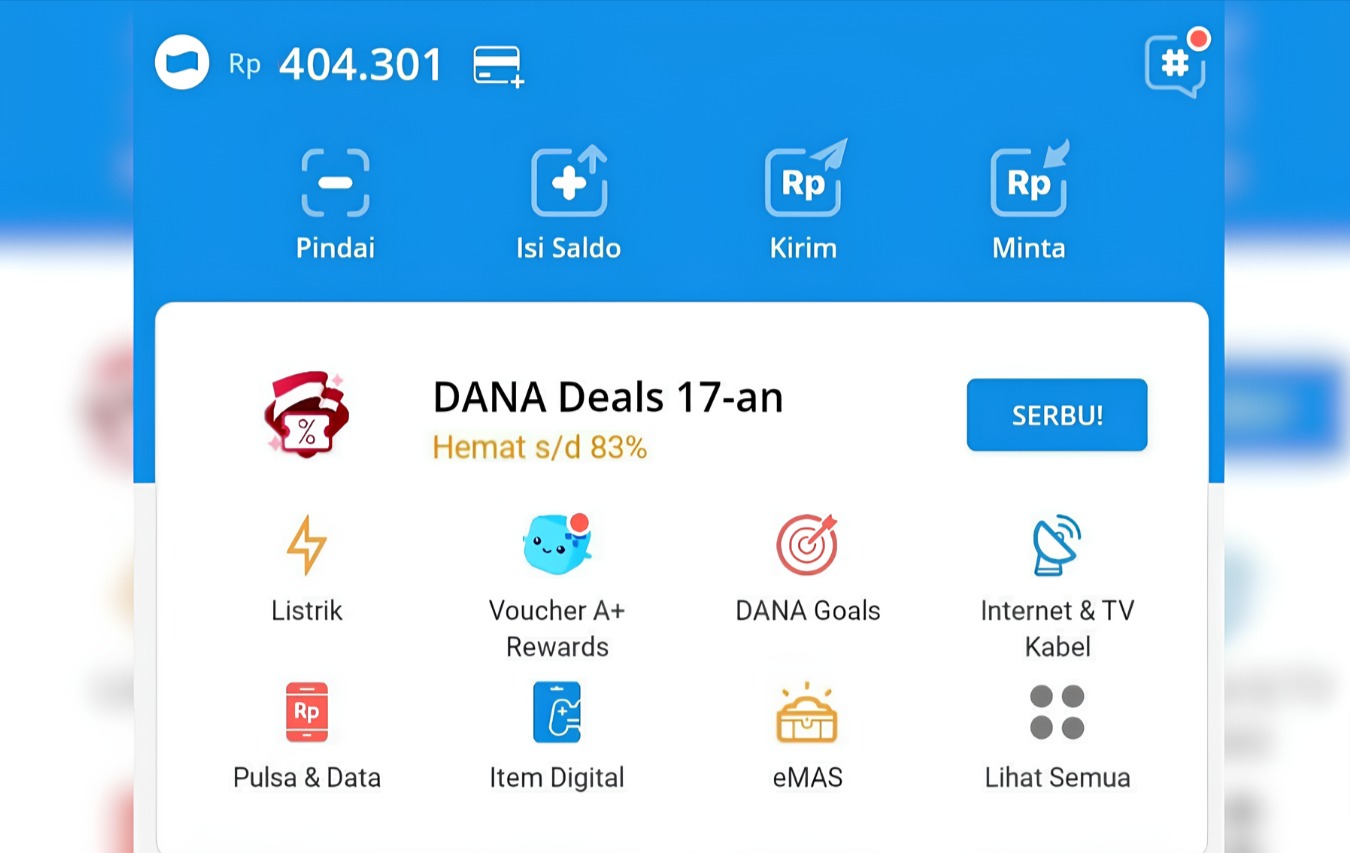 Cara Klaim Saldo Gratis DANA Kaget Hingga Rp350.000, Buruan Sebelum Kehabisan