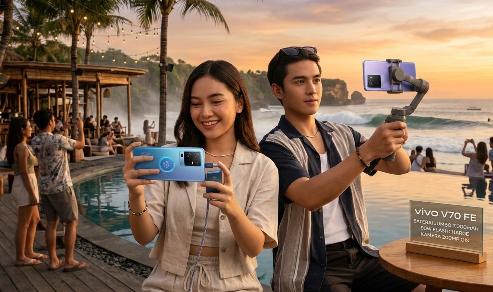 Anti Lowbat Seharian! Vivo V70 FE Usung Baterai Jumbo dan Fast Charge 90W