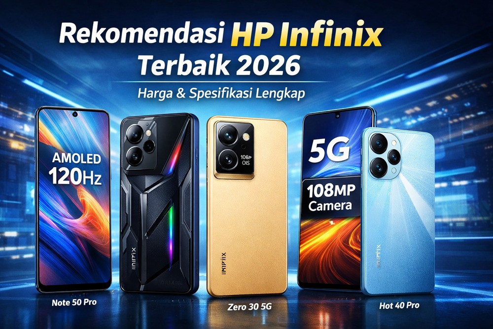 Rekomendasi HP Infinix Terbaru 2026 untuk Semua Kebutuhan